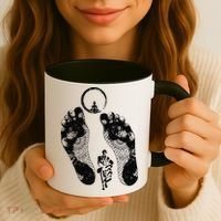 Sunburnt Footprints Thich Minh Tue Vietnamese Monks Moving Coffee Mug thumb 3