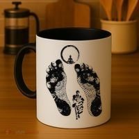 Sunburnt Footprints Thich Minh Tue Vietnamese Monks Moving Coffee Mug thumb 4