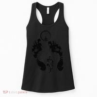 Sunburnt Footprints Thich Minh Tue Vietnamese Monks Moving Women's Tank Top thumb 0