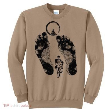 Sunburnt Footprints Thich Minh Tue Vietnamese Monks Moving Sweatshirt