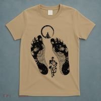 Sunburnt Footprints Thich Minh Tue Vietnamese Monks Moving T-Shirt thumb 5