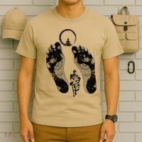 Sunburnt Footprints Thich Minh Tue Vietnamese Monks Moving T-Shirt thumb 6