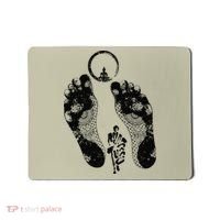 Sunburnt Footprints Thich Minh Tue Vietnamese Monks Moving Mousepad thumb 0