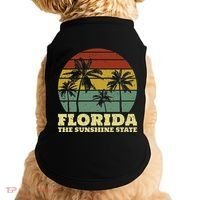 Summer Florida The Sunshine State Surf Style Doggie Tank thumb 0