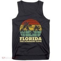 Summer Florida The Sunshine State Surf Style Tank Top thumb 0