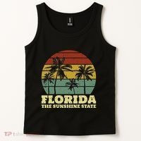 Summer Florida The Sunshine State Surf Style Tank Top thumb 2
