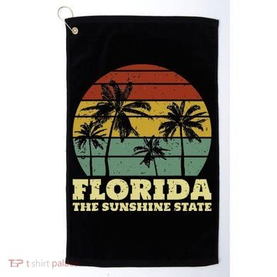 Summer Florida The Sunshine State Surf Style Golf Towel