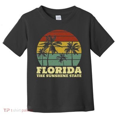 Summer Florida The Sunshine State Surf Style Toddler T-Shirt