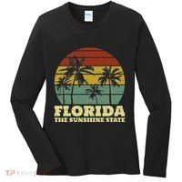 Summer Florida The Sunshine State Surf Style Women's Long Sleeve Shirt thumb 0