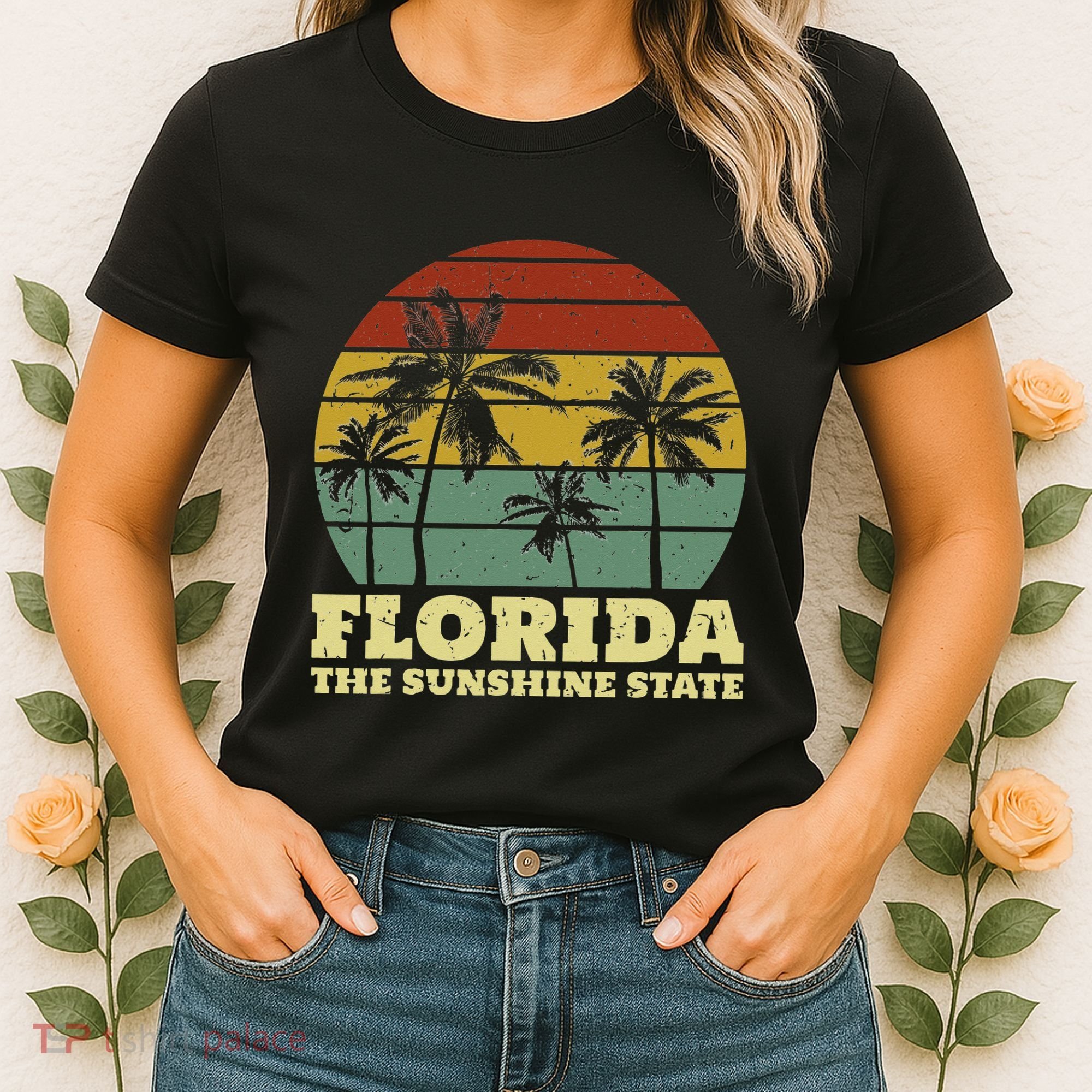 Summer Florida The Sunshine State Surf Style Women's T-Shirt