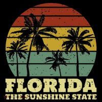 Summer Florida The Sunshine State Surf Style Women's T-Shirt thumb 6