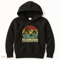 Summer Florida The Sunshine State Surf Style Kids Hoodie thumb 0