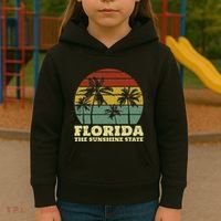 Summer Florida The Sunshine State Surf Style Kids Hoodie thumb 3