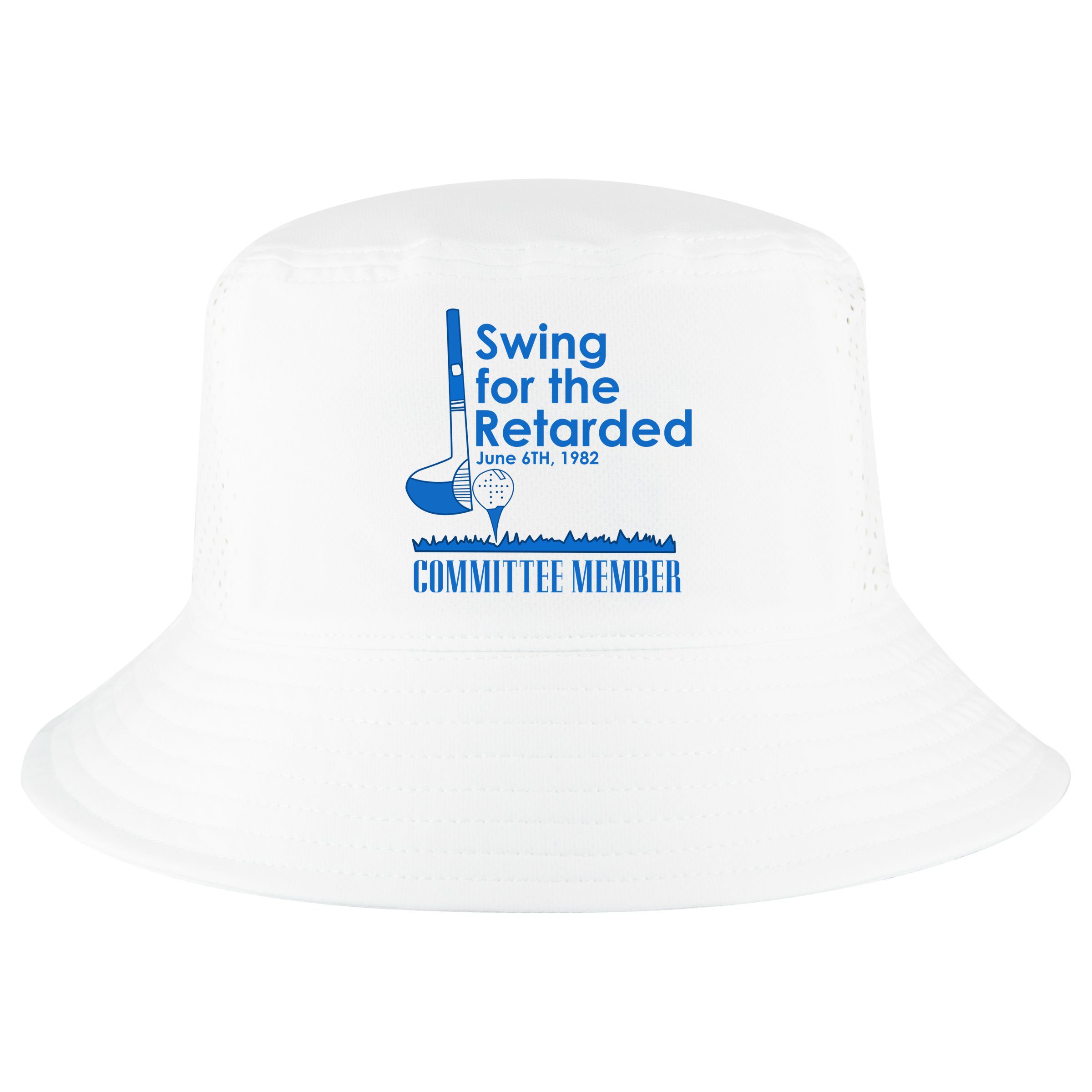 Swing For The Retarded Cool Comfort Performance Bucket Hat
