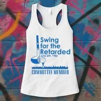 Swing For The Retarded Women's Tank Top thumb 3