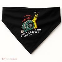 Snail Funny Turbo Boost Racing Pshh USA-Made Doggie Bandana thumb 0