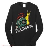 Snail Funny Turbo Boost Racing Pshh Long Sleeve Shirt thumb 0