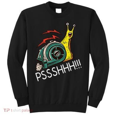 Snail Funny Turbo Boost Racing Pshh Sweatshirt