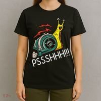 Snail Funny Turbo Boost Racing Pshh T-Shirt thumb 4