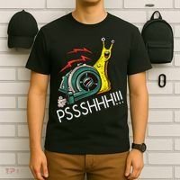 Snail Funny Turbo Boost Racing Pshh T-Shirt thumb 6