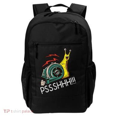 Snail Funny Turbo Boost Racing Pshh Backpack