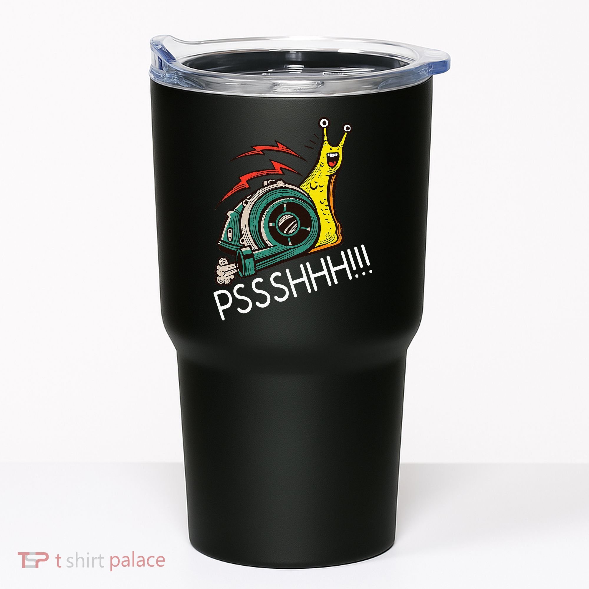 Snail Funny Turbo Boost Racing Pshh Tumbler