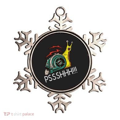 Snail Funny Turbo Boost Racing Pshh Ornament