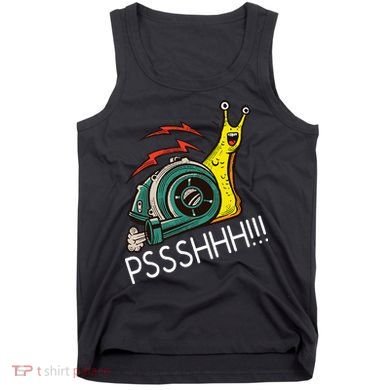 Snail Funny Turbo Boost Racing Pshh Tank Top