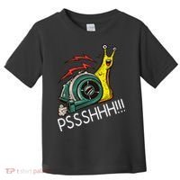 Snail Funny Turbo Boost Racing Pshh Toddler T-Shirt thumb 0