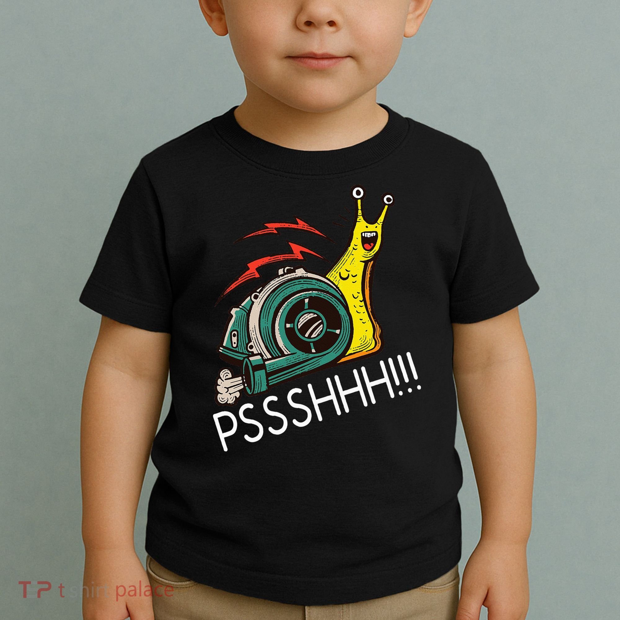 Snail Funny Turbo Boost Racing Pshh Toddler T-Shirt