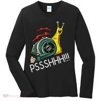 Snail Funny Turbo Boost Racing Pshh Women's Long Sleeve Shirt thumb 0