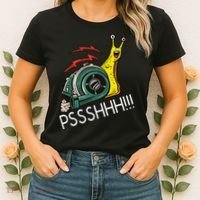 Snail Funny Turbo Boost Racing Pshh Women's T-Shirt thumb 2