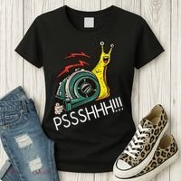 Snail Funny Turbo Boost Racing Pshh Women's T-Shirt thumb 3