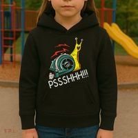 Snail Funny Turbo Boost Racing Pshh Kids Hoodie thumb 3