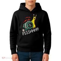 Snail Funny Turbo Boost Racing Pshh Kids Hoodie thumb 4