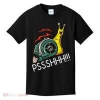 Snail Funny Turbo Boost Racing Pshh Kids T-Shirt thumb 0