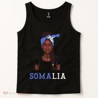 Somalian Flag Uniform Souvenirs Products Woman Somalia Tank Top thumb 2