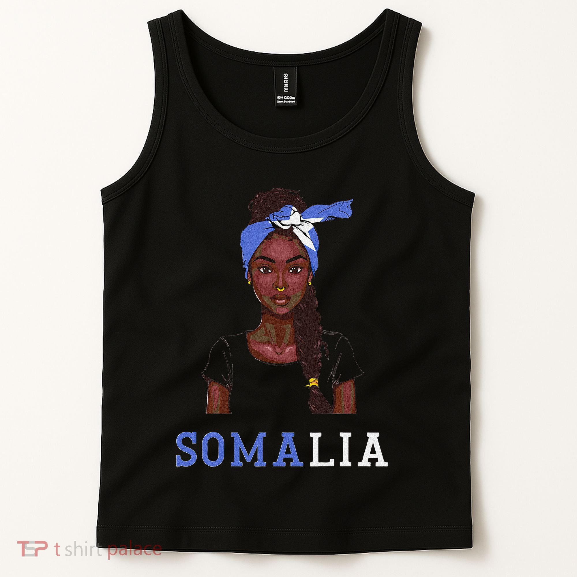 Somalian Flag Uniform Souvenirs Products Woman Somalia Tank Top
