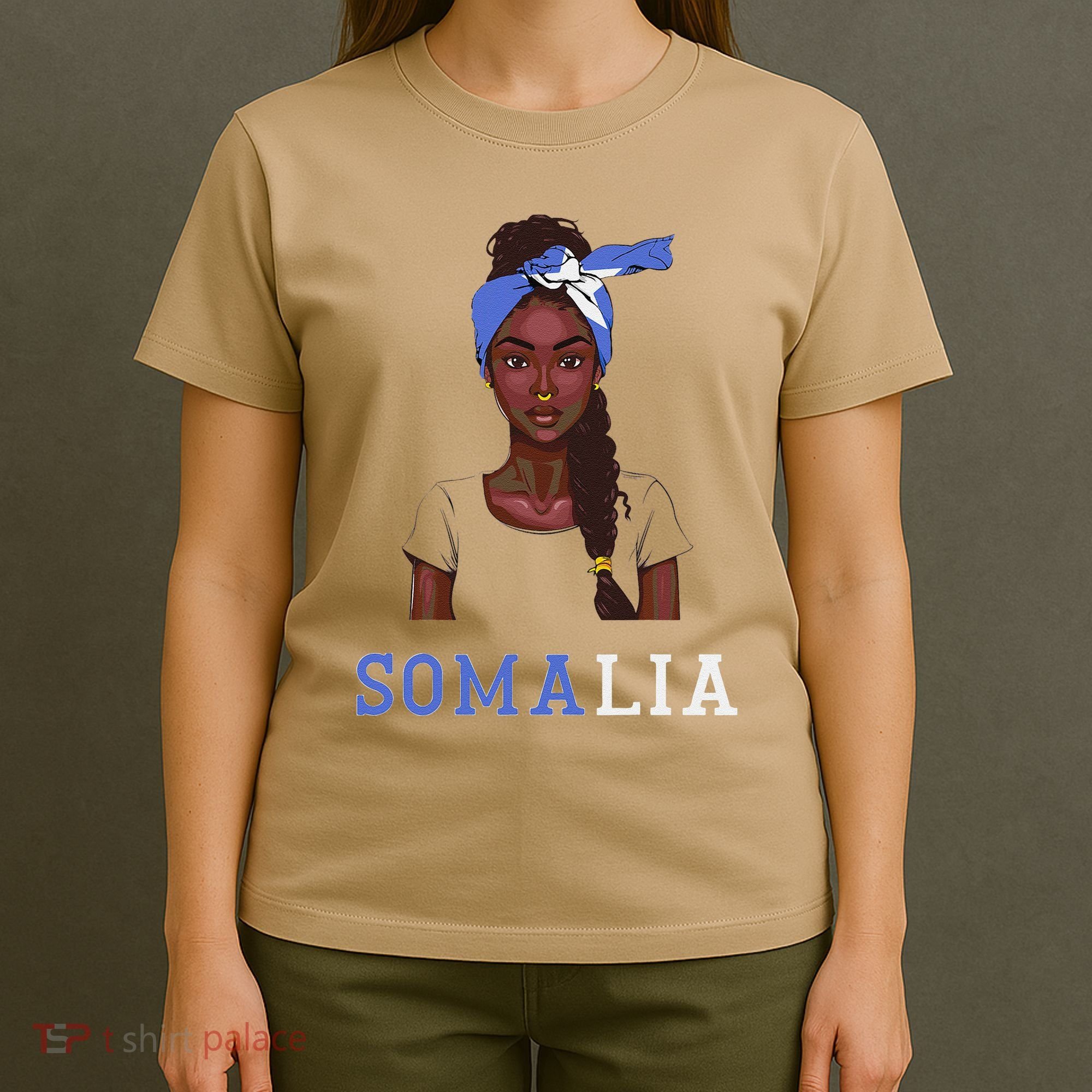 Somalian Flag Uniform Souvenirs Products Woman Somalia T-Shirt