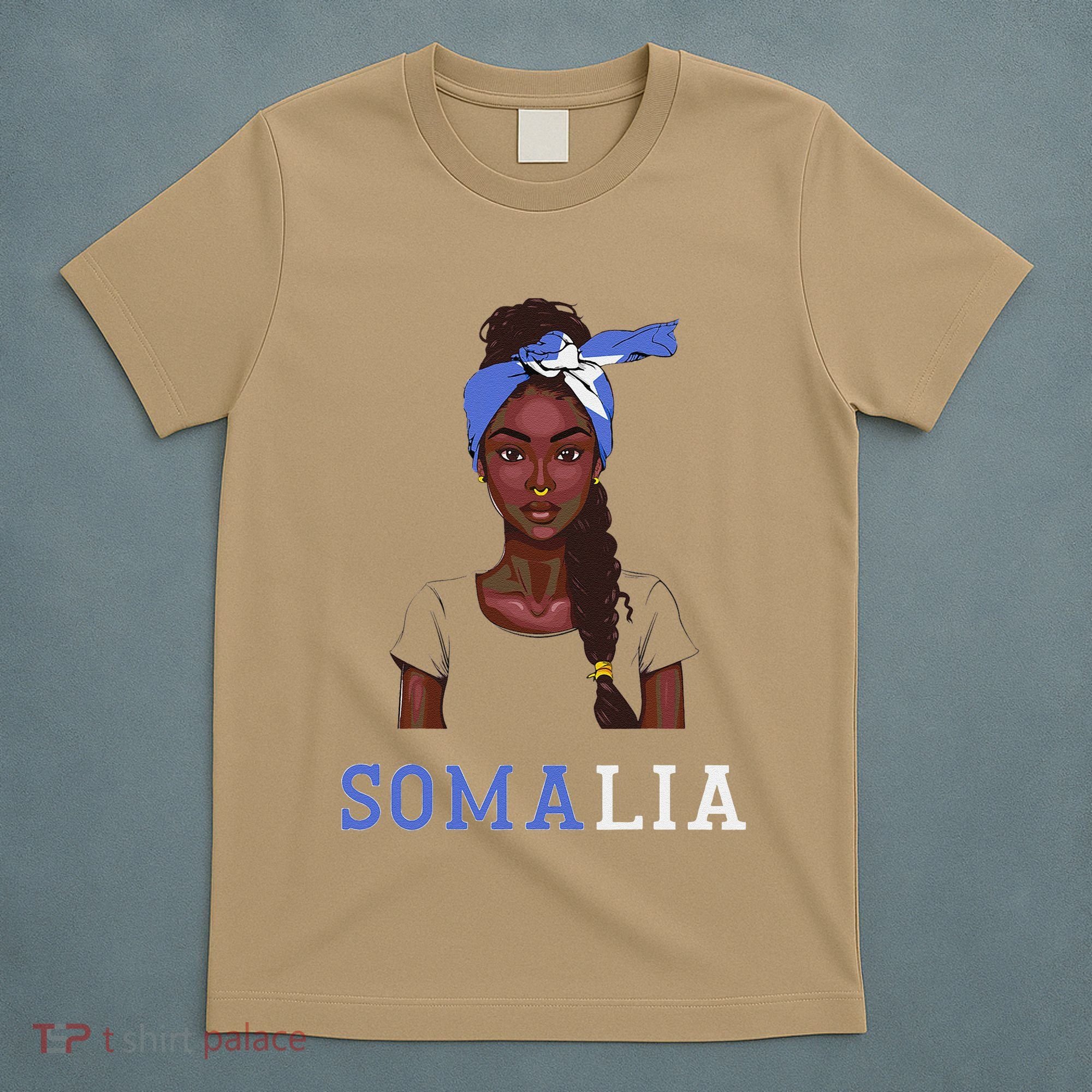 Somalian Flag Uniform Souvenirs Products Woman Somalia T-Shirt