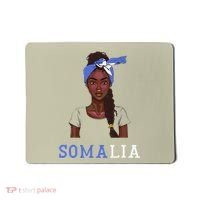 Somalian Flag Uniform Souvenirs Products Woman Somalia Mousepad thumb 0