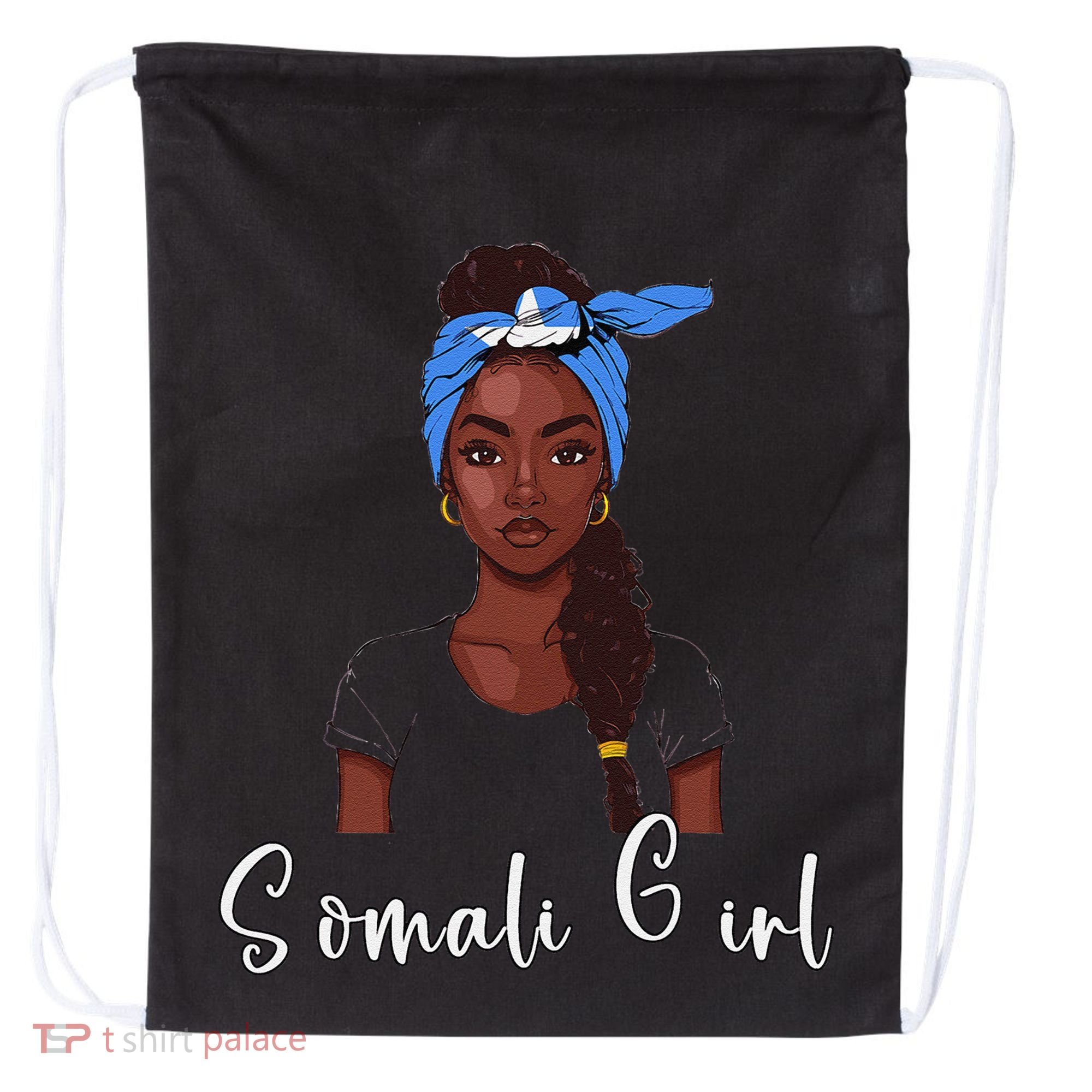 Somalian Flag Uniform Souvenirs Products Woman Somalia Drawstring Bag