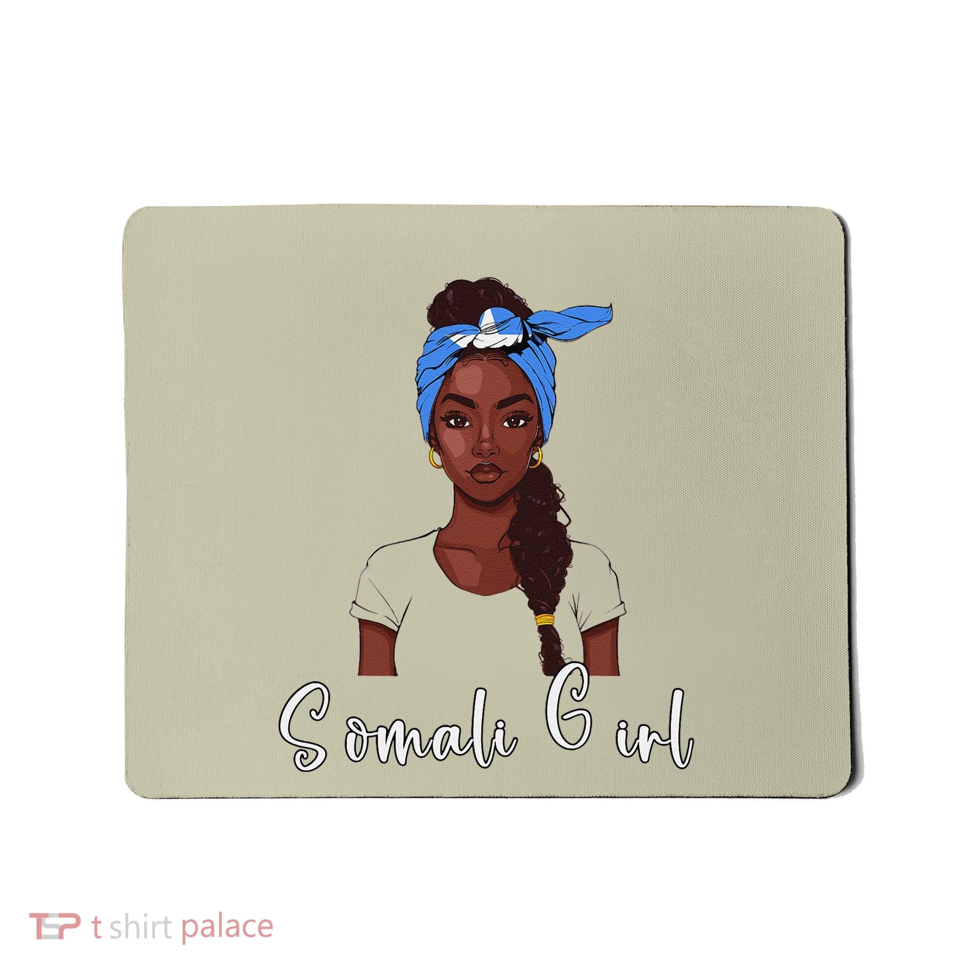 Somalian Flag Uniform Souvenirs Products Woman Somalia Mousepad
