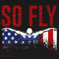 So Fly Usa Swimming Team Sports Athlete Us Swim Aquatic T-Shirt thumb 7