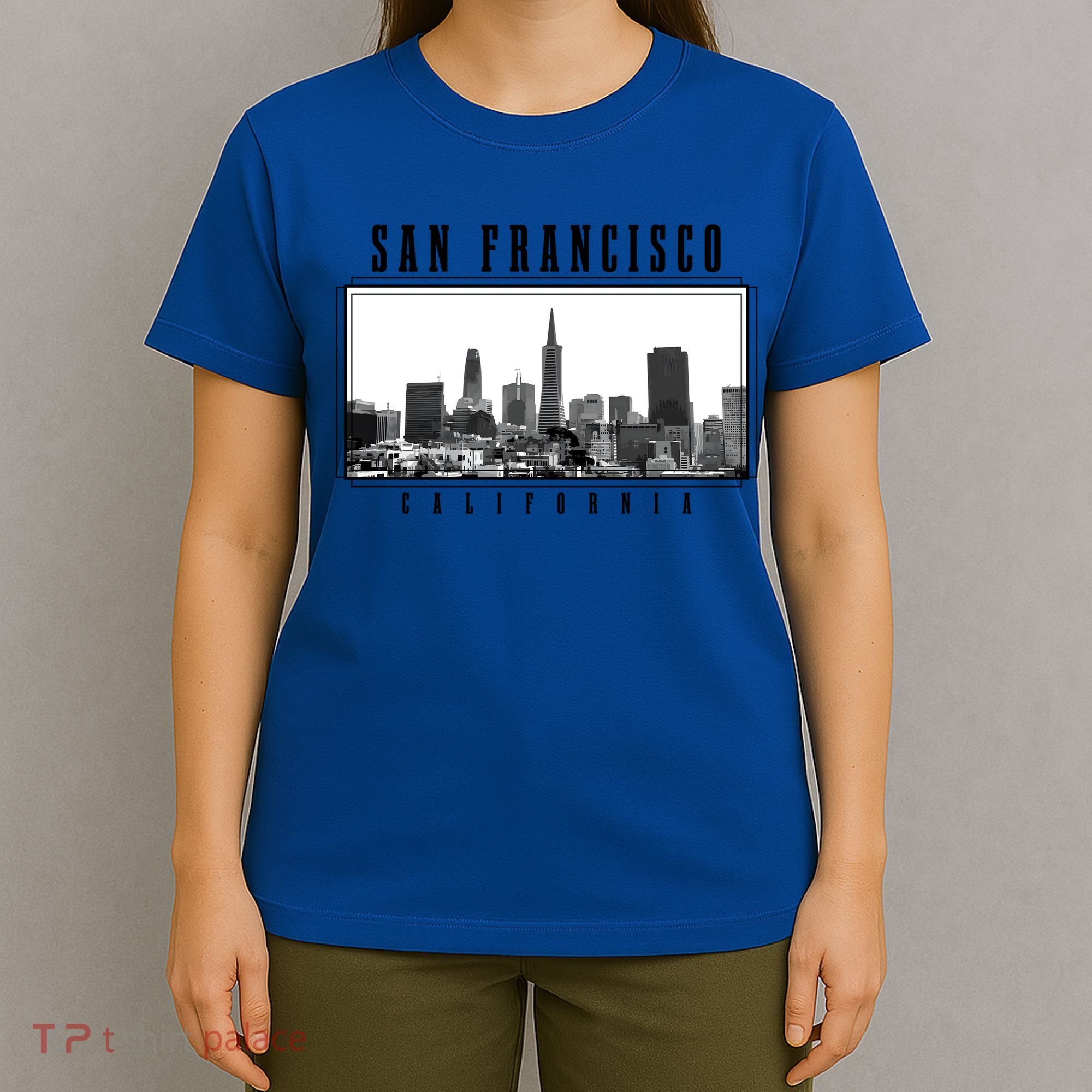 San Francisco Vintage Skyline California San Francisco Gift T-Shirt