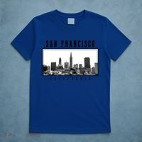 San Francisco Vintage Skyline California San Francisco Gift T-Shirt thumb 5