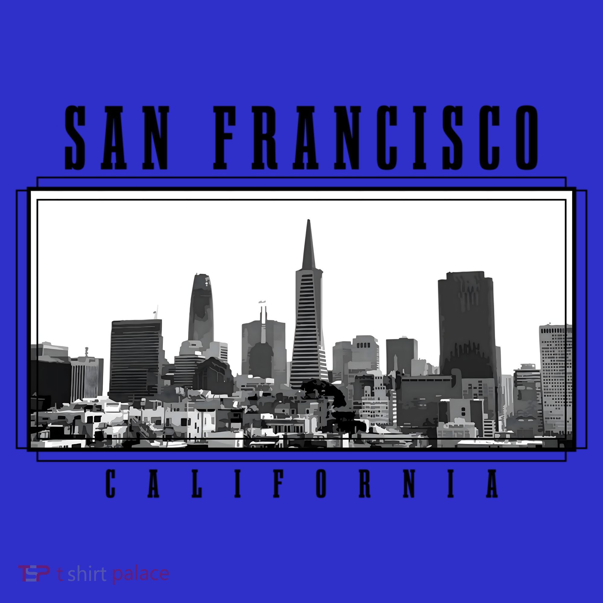 San Francisco Vintage Skyline California San Francisco Gift T-Shirt