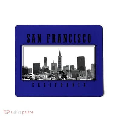 San Francisco Vintage Skyline California San Francisco Gift Mousepad