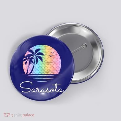 Sarasota Florida Vacation Family Beach Group Button