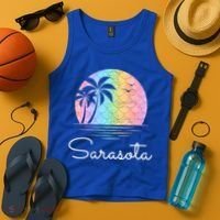 Sarasota Florida Vacation Family Beach Group Tank Top thumb 4